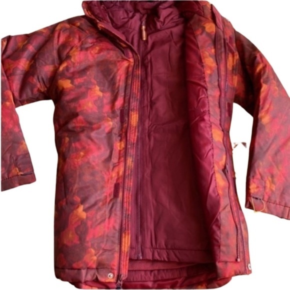 🔥 HP Girls All In Motion 3-in-1 Coat‎ Maroon XL (16) - Picture 5 of 7